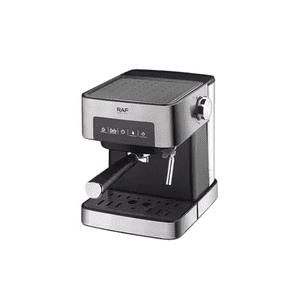 Genérico - Máquina De Café Espresso Con Espumador De Leche R.136, Color Plateado