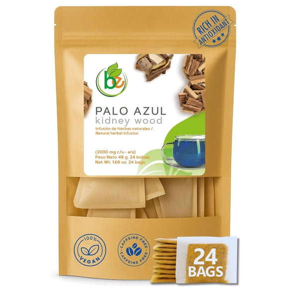 Té de hierbas BExpertUSA Palo Azul 24 bolsitas de té 100% natural