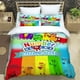 thumbnail image 4 of N-Number-Blocks cartoon print Bedding Sets exquisite supplies set duvet cover bed comfort set bedding set luxury birthday gift, 4 of 5