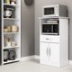 thumbnail image 2 of Mueble Cocina Para Microondas Con Puerta Luna Blanco, 2 of 3