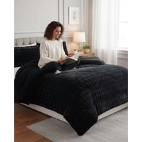 Todo Para El Hogar - Cubrecama Acolchado Súper Calientito Plush Con Chiporro King-Super King