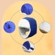 thumbnail image 3 of Gorro de invierno impermeable y resistente al viento para bebé, forro polar, gorro de bombardero para niño, gorro cálido con orejeras para niño y niña., 3 of 7