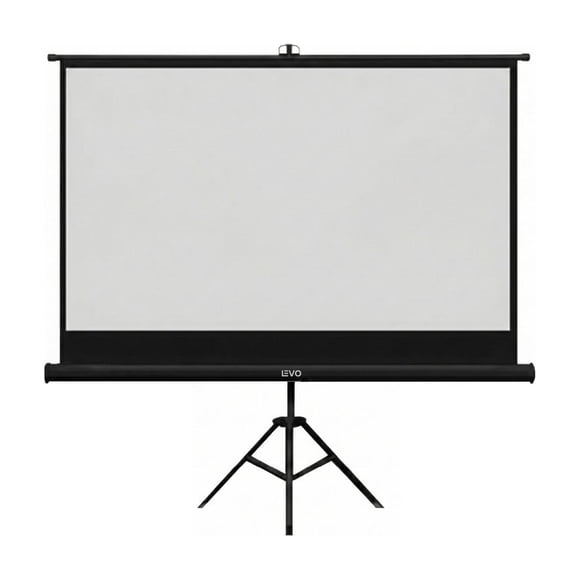 Telón Proyector 80 pulgadas 165 x 125 cm Negro LEVO