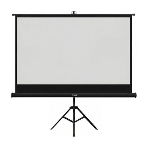 Telón Proyector 80 Pulgadas 165 X 125 Cm Negro Levo