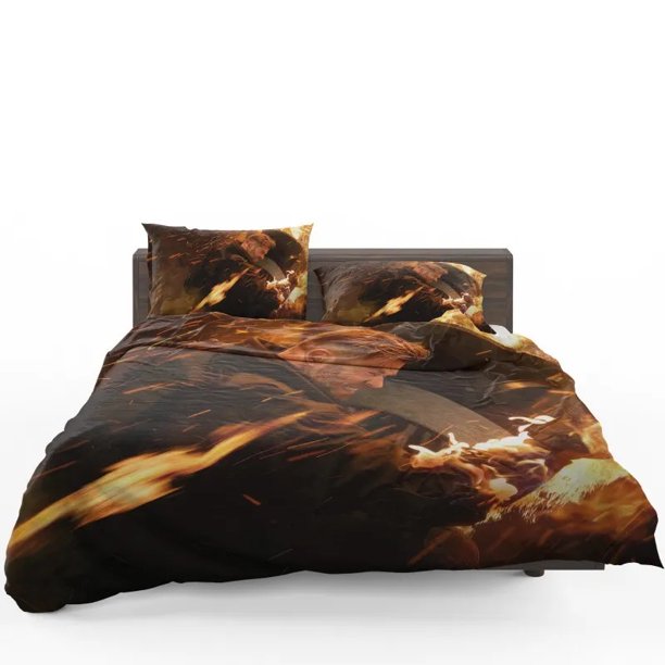 Ezra Miller The Flashs Lightning Strike Quilt Duvet Cover Set Bedspread 3-Piece Bedding Set