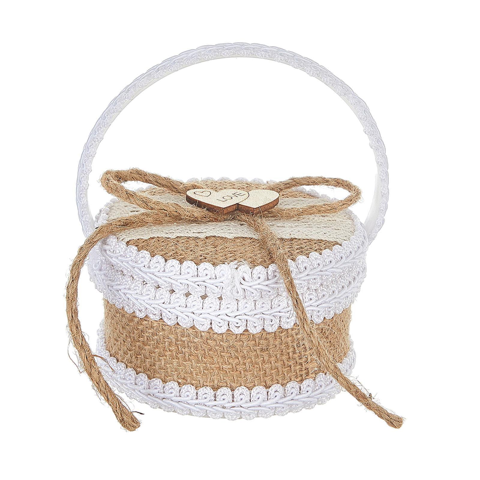 Bothyi - Caja Para Anillos De Boda Con Ranura Para 2 Anillos Para Decoración Del Hogar, Ceremonias Y Propuestas.