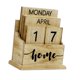 thumbnail image 2 of Calendario De Bloques De Madera Escritorio Oficina Sala De Estar Regalo De Cumplea?os Calendario Perpetuo Hogar, 2 of 5