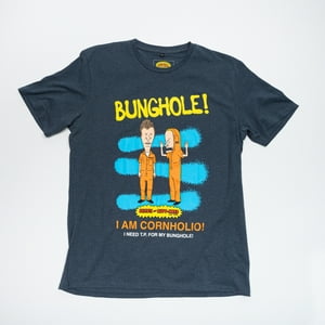 Mtv - Polera Hombre You Beavis And Butt-Head Bunghole Azul Marino