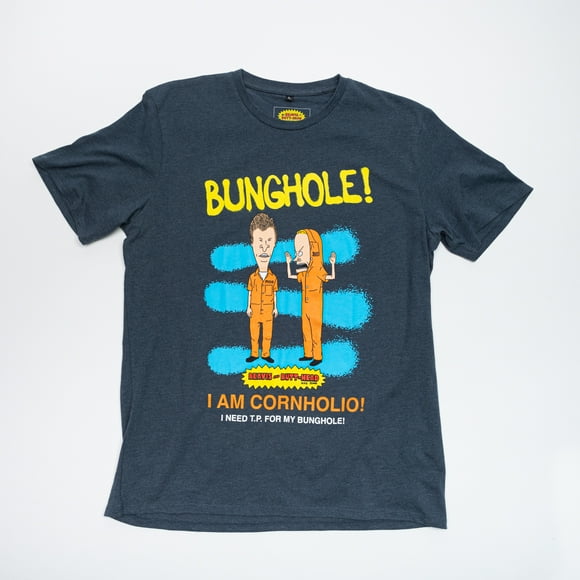 Polera Hombre YOU Beavis And Butt-Head Bunghole Azul Marino