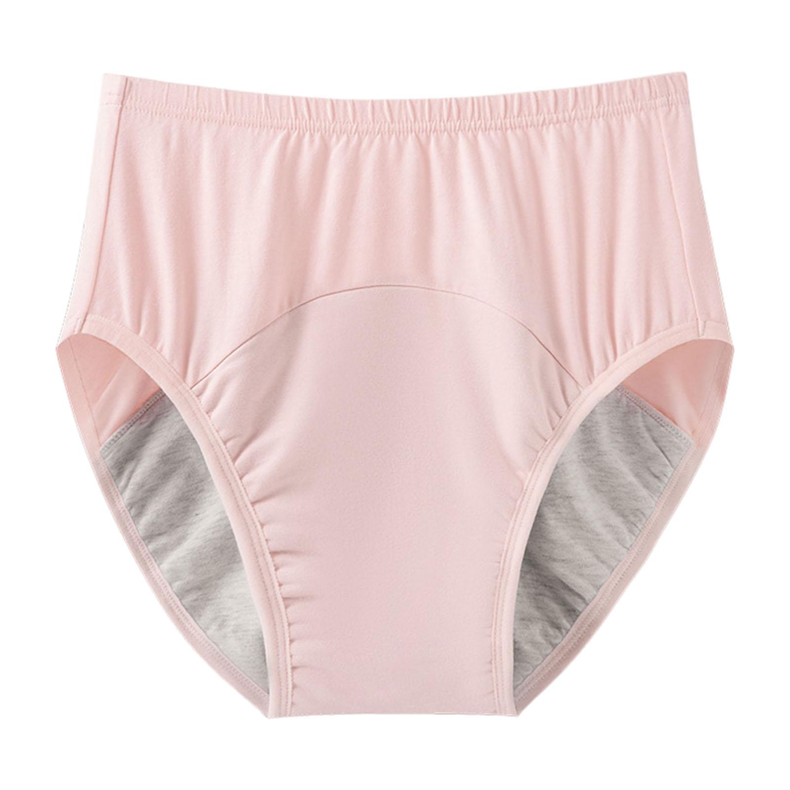 Magideal - Pañales De Tela Para Adultos, Ropa Interior Protectora Para La Incontinencia, Bragas De Algodón Reutilizables Para Mujeres, Hombres Y Personas Mayores Rosa L