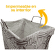 thumbnail image 2 of Cesto ropa sucia tela plegable con diseño, 2 of 3
