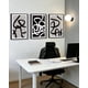 thumbnail image 5 of Arte de Pared PHOPAGO Grande Abstracto en Blanco y Negro 40x60cm, 5 of 9