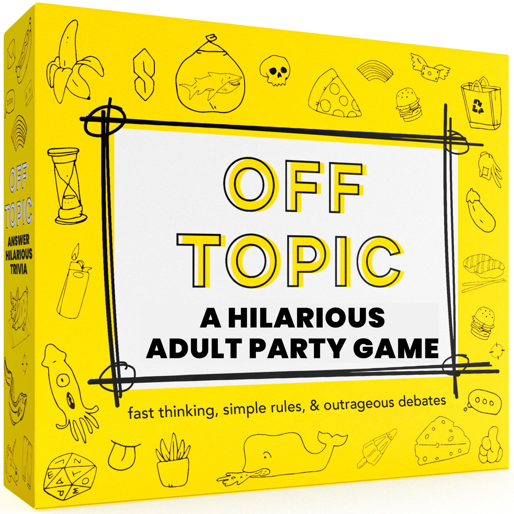 Juego De Fiesta Off Topic Para Adultos, Juegos De Mesa Para 2 A 8 Jugadores