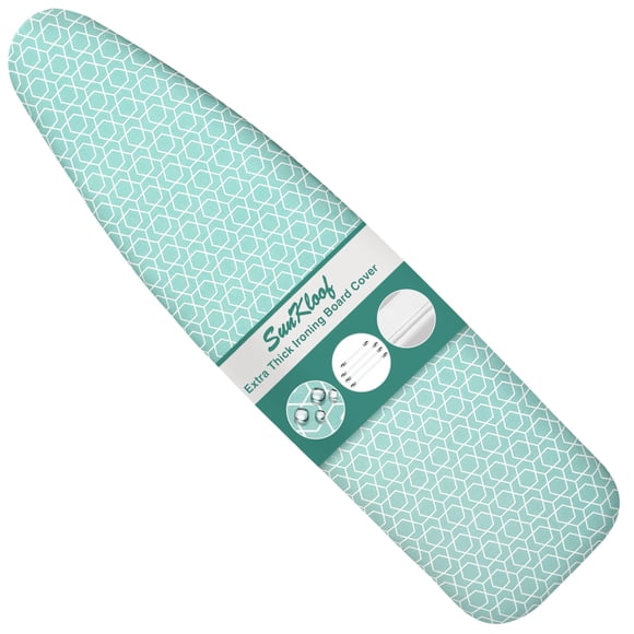 Funda para tabla de planchar SUNKLOOF, extra gruesa, 15 x 54 pulgadas, azul