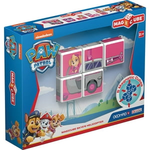Geomag - Cubos Magnéticos Magicube Paw Patrol - Helicoptero De Skye (5 Piezas)