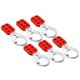 thumbnail image 1 of Lock Out Tag Out Hasp TRADESAFE, 1,5 cm de diámetro de mordaza, acero, 6 unidades, 1 of 8