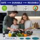 thumbnail image 3 of Juego de 3 tapas Klare Ware color turquesa 236/470/950 ml, 3 of 9