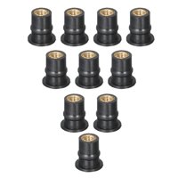 Ioensy - Sujetador De Cubiertas De Tuercas De Pozo De Caucho Duradero Métrico Universal Reemplazo 10X M5