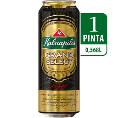 Cerveza Grand Select 5.4° Lata 568 Ml Kalnapilis