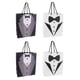 thumbnail image 3 of 4 piezas Dapper Tuxedo Carry Bags con Handle Favores de regalo de la boda, 3 of 3