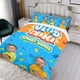 thumbnail image 3 of Vlad y Niki Conjunto de sábanas temático, trío de piezas, cómodo y amigable con la piel, diseño único, regalo de decoración para el hogar para familiares, amigos y fans,135cm *200cm, 3 of 6