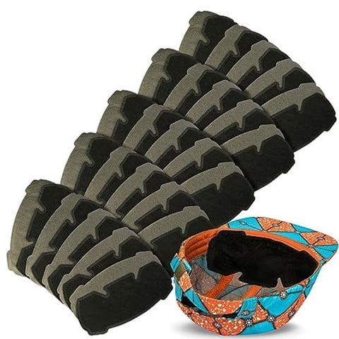 Forro Desechable Para Casco Y Gorra Maplefield De 3 Capas, Paquete De 50 Unidades