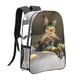 thumbnail image 1 of NYAN CAT Mochila transparente temática, resistente y duradera, bolsa see-through para trabajo, deporte, universidad y viaje, 31 × 43 cm, 1 of 6