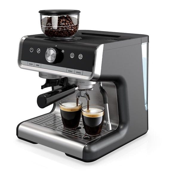 Máquina de espresso GarveeHome 2.7L PID gris oscuro