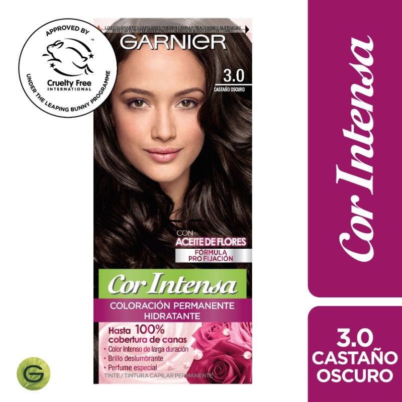 Cor Intensa Garnier - Coloración Cabello 3.0 Castaño Oscuro