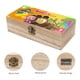 thumbnail image 3 of Masha y el Oso (2) Caja Organizadora de Madera Rústica - Caja Decorativa Multifuncional para Escritorio, Hogar, Oficina, Joyas y Manualidades, 3 of 6