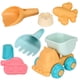 thumbnail image 4 of Juguetes De Playa Para Ni?os, Juego De Juguetes Con Caja De Arena, Juego De Arena, Cubo De Agua, Rastrillo, Animales De 3 A?os Y Más, 7 Uds., 4 of 5