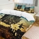 thumbnail image 2 of Howls Moving Castle 3 Piece Anime Comforter Bedding 1 Set Super Soft Quilt Cover with 2 Pillowcases Funny Merch Anime Gifts for Girls Boys Kids Adults, 2 of 5