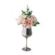 thumbnail image 1 of Mini Flores Artificiales Hydrangea Bonsai Con Jarrón Para Festival Garden Decor High Pink, 1 of 5