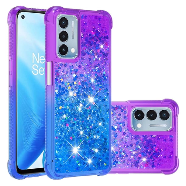 Funda Para Oneplus Nord N200 5g Con Diseño Gradiente Y Brillo Líquido Antigolpes Tpu