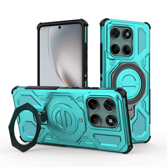 Funda FOXDOCK para Motorola Edge 60 Fusion 5G , magnética, ligera, soporte 360°, antigolpes