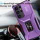 thumbnail image 5 of Funda Armada para Samsung Galaxy S24 Ultra con Tapa Deslizante y Soporte Magnético Giratorio Morado, 5 of 5