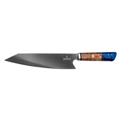 Grilltech - Cuchillo Damascus Azul 8""