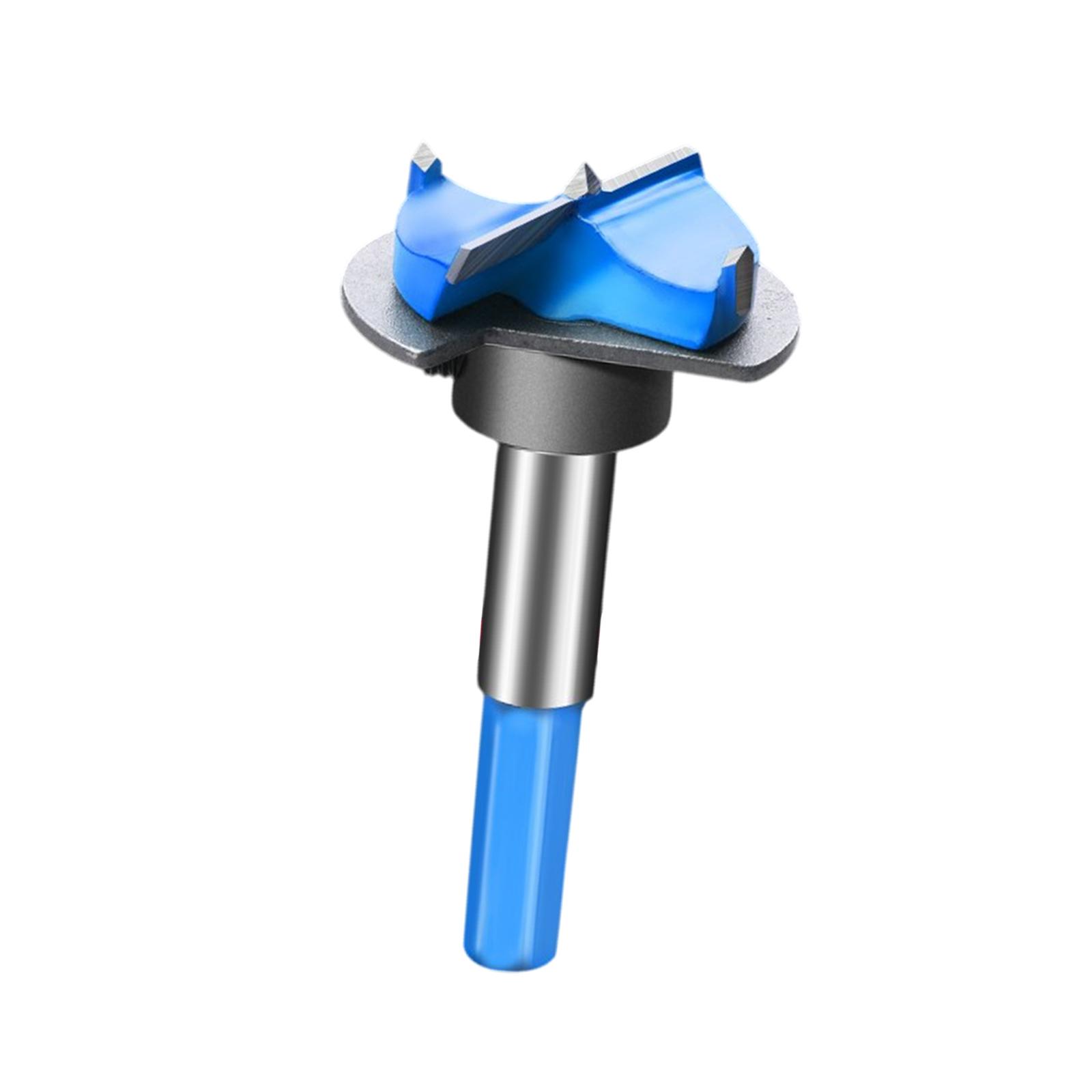 Ioensy - Broca De Barrena De Carpintería De Carburo Para Taladro Manual Eléctrico, Armario De Cocina, 80Mm, Azul