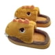 thumbnail image 2 of Pantuflas Niños De Felpa, Diseño Dinosaurio, Anime, Kawaii Color Amarillo Talla 30-31, 2 of 2