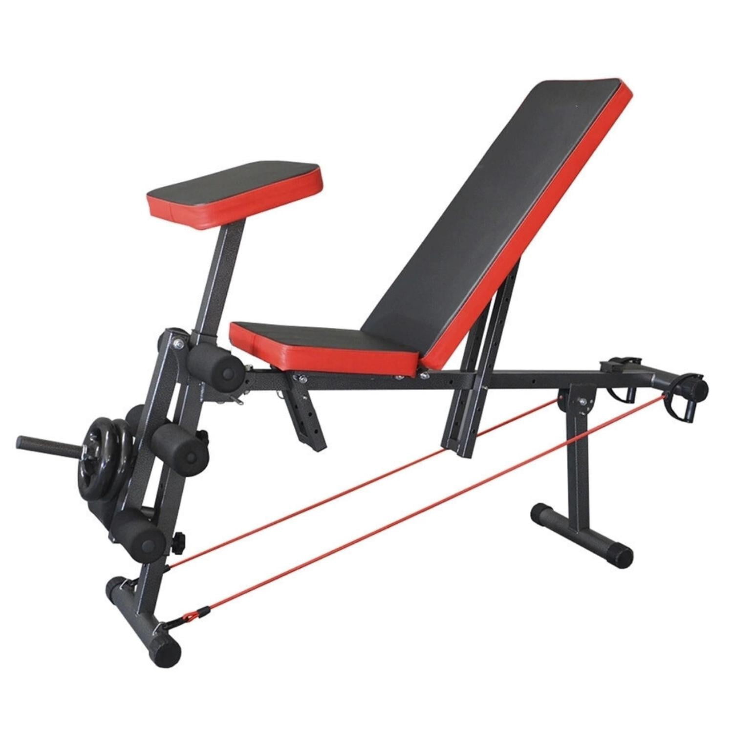 Yep - Banca Abdominal Pecho Piernas Inclinable Negro