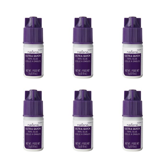 Pegamento para uñas Nailene Ultra Quick de 3 g/10 ml, duradero durante 7 días