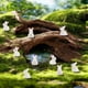 thumbnail image 3 of 100 piezas de figuras en miniatura de conejo, mini conejos de Pascua, mini figuras de conejo, mini animales de resina, miniaturas de jardín de hadas, rellenos de huevos de Pascua, casa de muñecas, pas, 3 of 7
