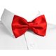 thumbnail image 1 of Pajarita Trilece roja preatada y ajustable para eventos formales, 1 of 8