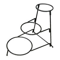 Magideal - Soporte De Plato Estante De Bandeja De Servicio De Cocina, Soporte De Exhibición De Plato De Comida Bandeja De Exhibición Soporte De Plato De 3 Capas Redondo