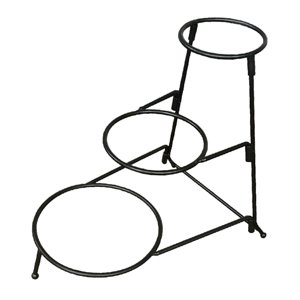 Magideal - Soporte De Plato Estante De Bandeja De Servicio De Cocina, Soporte De Exhibición De Plato De Comida Bandeja De Exhibición Soporte De Plato De 3 Capas Redondo