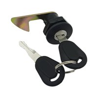 Magideal - Kits De Cerradura De Maletero Trasero De Motocicleta, Accesorios De Reparación De Metal, Reemplaza 2 Llaves, Accesorios Resistentes, Cerradura De Caja 29Mm