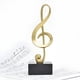 thumbnail image 1 of Figura decorativa de resina clave de sol, 1 of 3