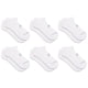 thumbnail image 4 of Medias New Balance Unisex Invisibles 6 Pares Blanco Grande, 4 of 6