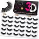 thumbnail image 1 of Eliace 15 pares de pestañas postizas 3D estilo Sierra, 1 of 9