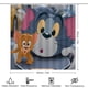 thumbnail image 2 of Tom y Jerry-theme 4-Piece Shower Curtain Set with Rugs, Waterproof Bathroom Decor Set Includes Bath Mat, U-Shaped Rug, Toilet Lid Cover and Curtain with Hooks, 2 of 6
